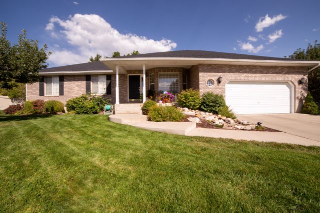 the front of a single-family home